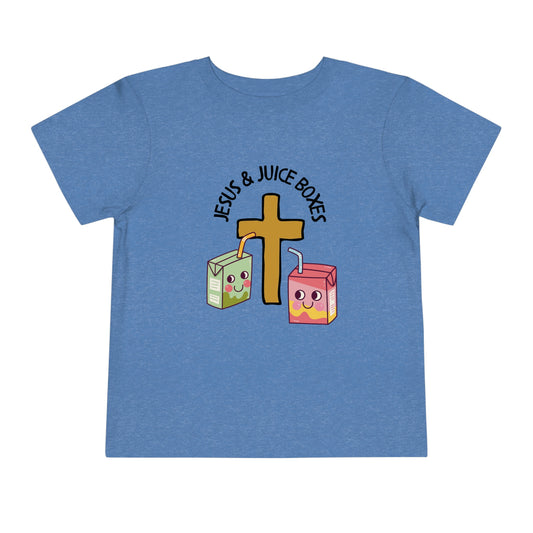 Jesus and Juice Boxes - Toddler Short Sleeve Tee