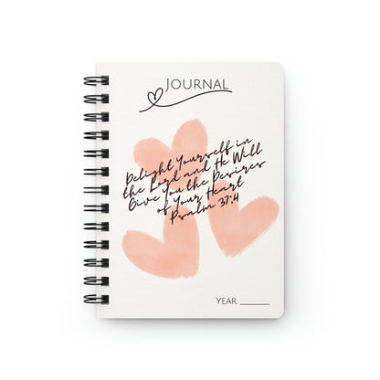 Psalm 37:4 - Spiral Bound Journal