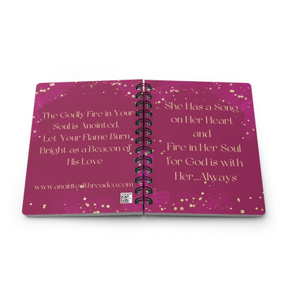 For God is with her...Always - Spiral Bound Journal